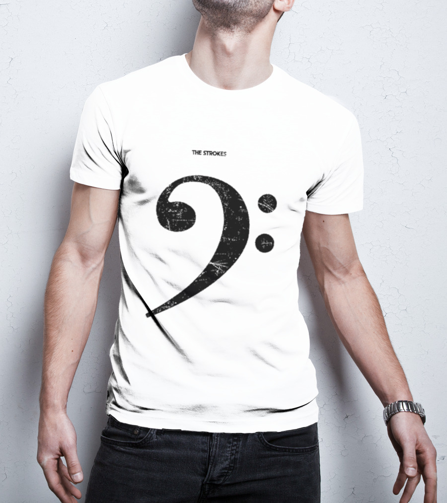 The Strokes Bass Clef T-Shirt