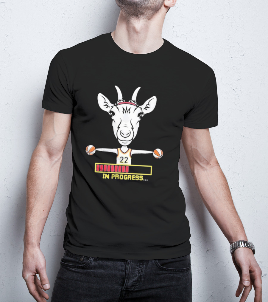 Goat In Progress 22 Basketball Fans Indiana T-Shirt