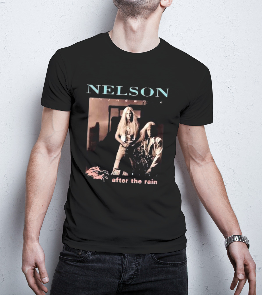 NELSON After The Rain Album Cover 90s Rock Band T-Shirt