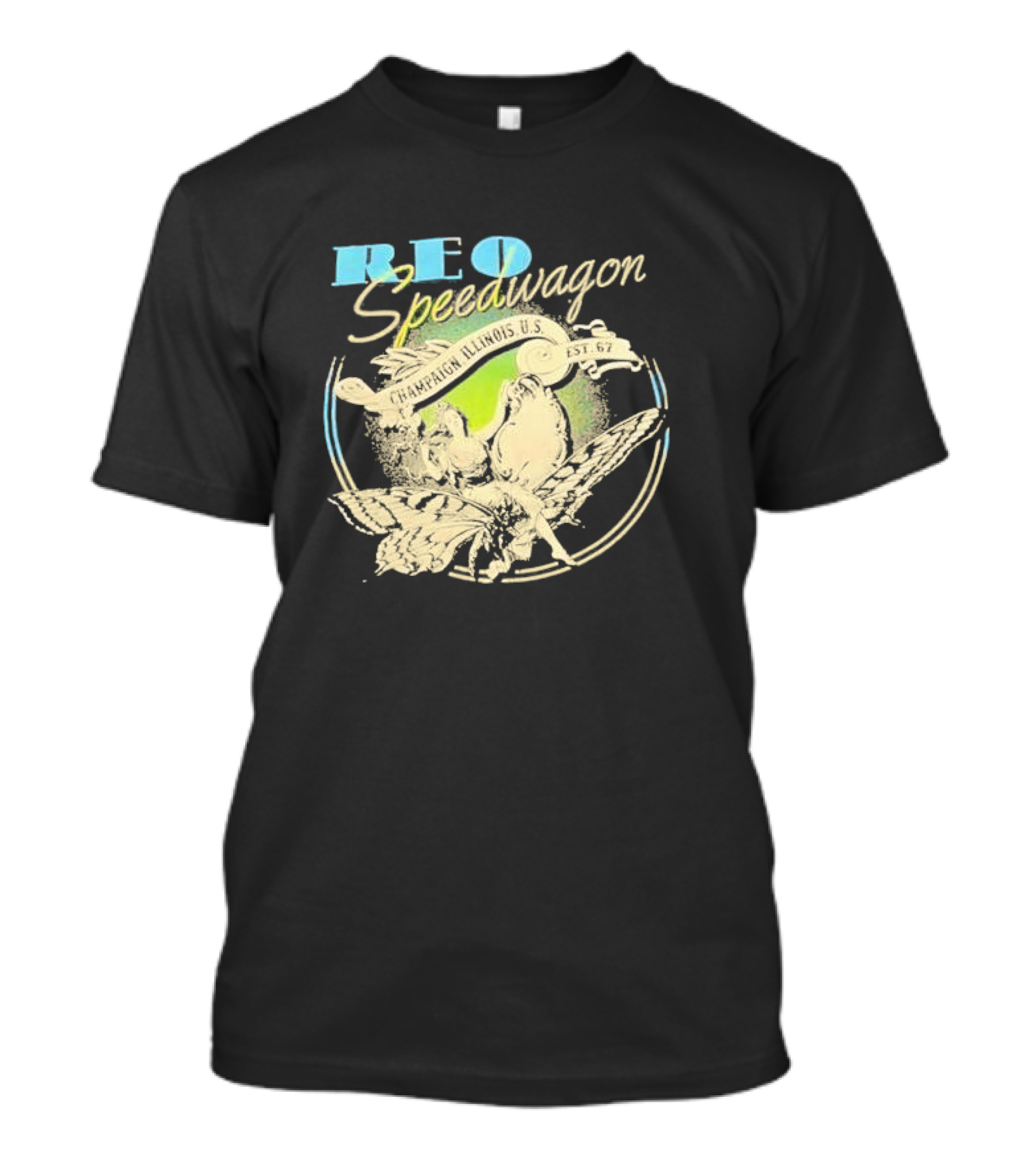 REO Speedwagon Champaign Illinois U.S. Est. 67 T-Shirt