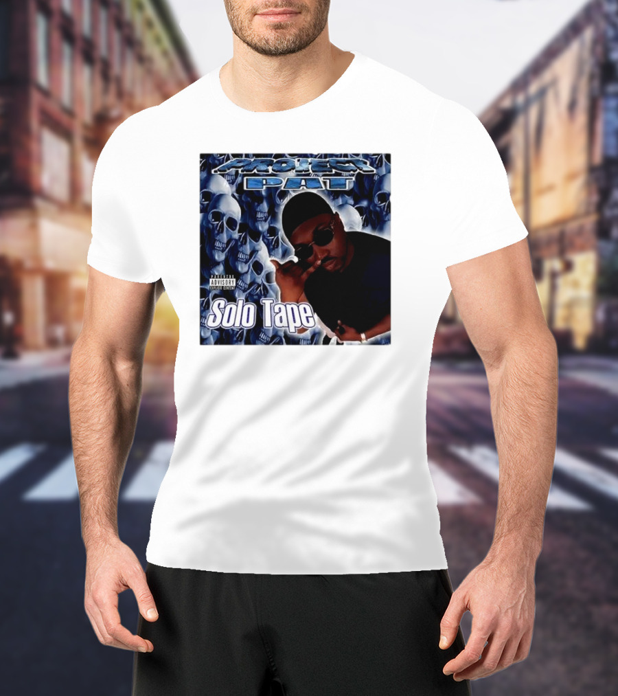 Project Pat Solo Tape Album Cover Skulls T-Shirt