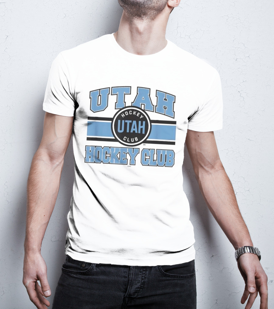 Utah Hockey Club Blue Stripe Licensed T-Shirt