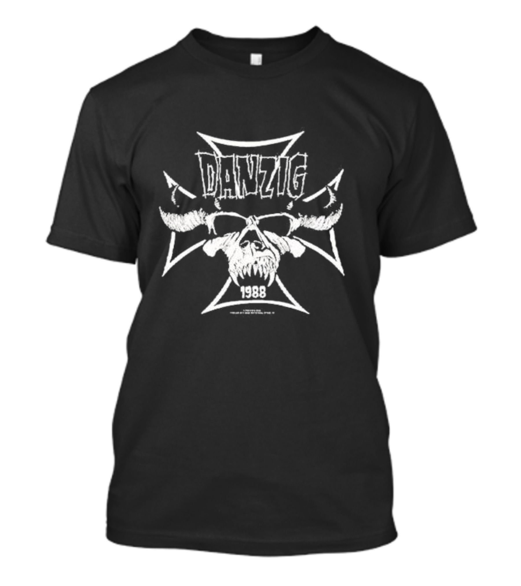 Danzig 1988 Cross Skull Extra Soft T-Shirt