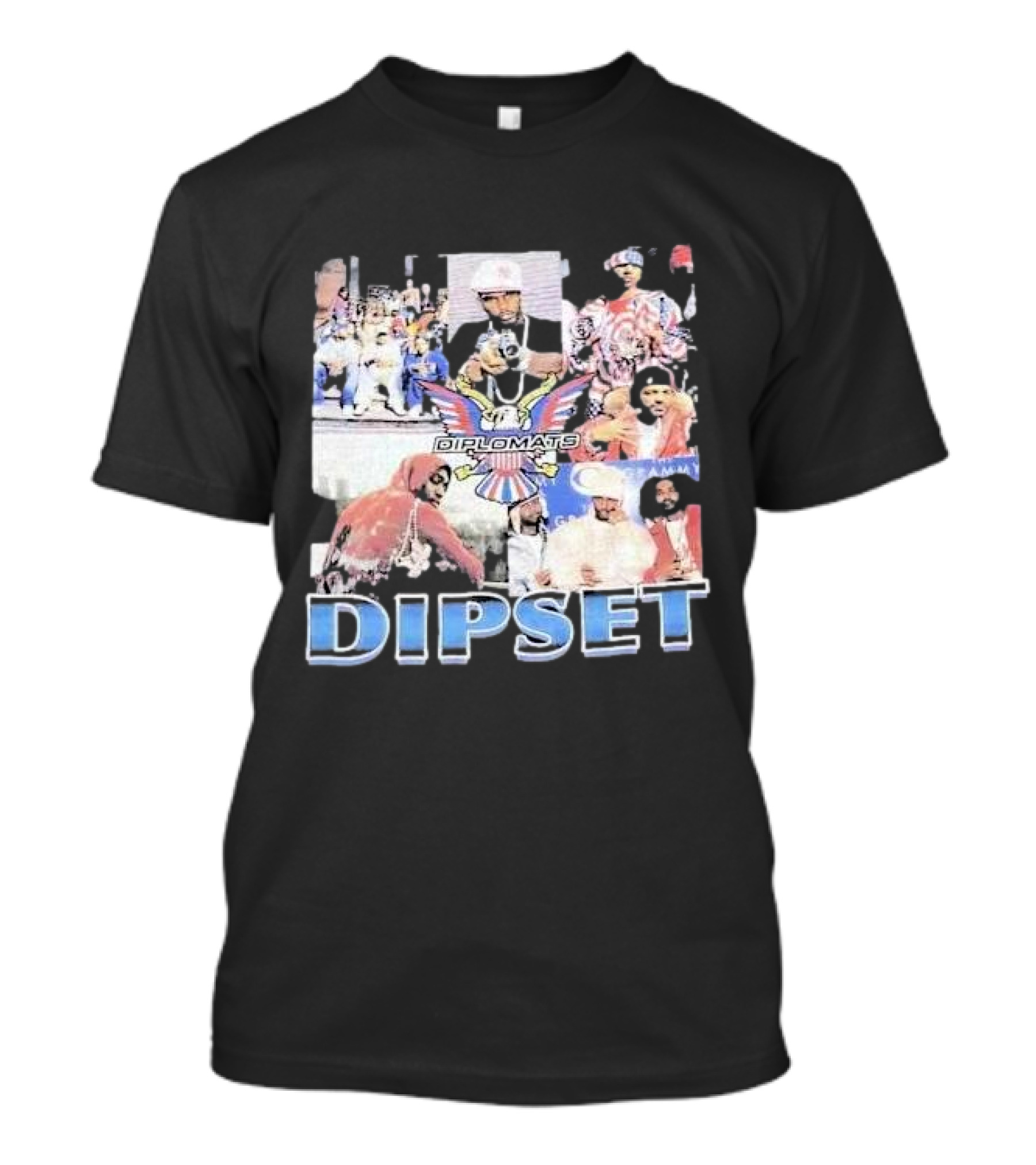 Dipset Diplomats Classic Hip Hop Collage With Eagle T-Shirt