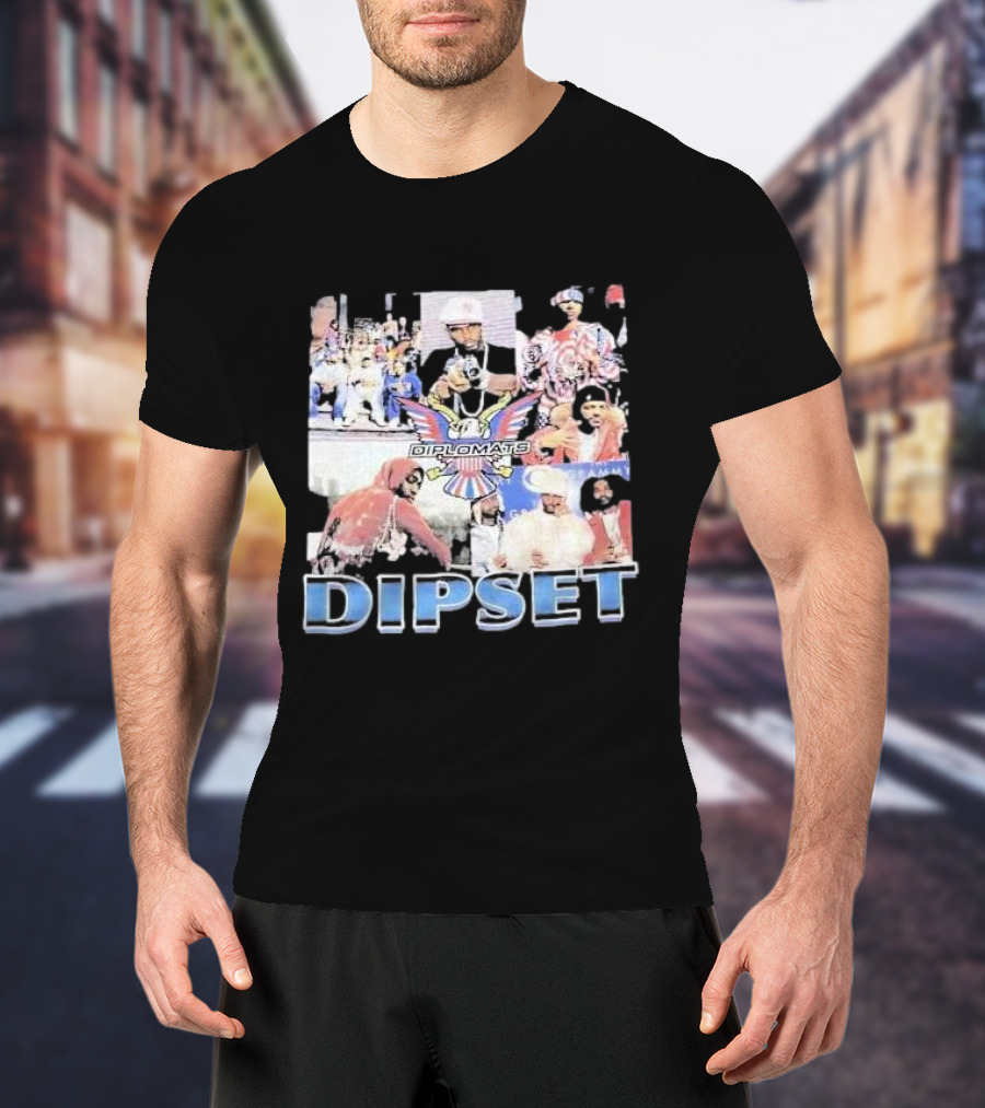 Dipset Diplomats Classic Hip Hop Collage With Eagle T-Shirt