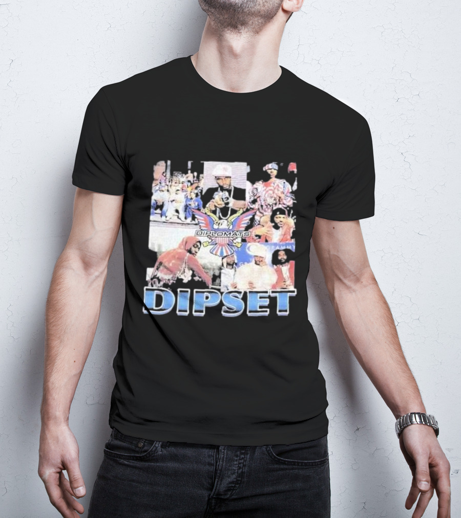 Dipset Diplomats Classic Hip Hop Collage With Eagle T-Shirt