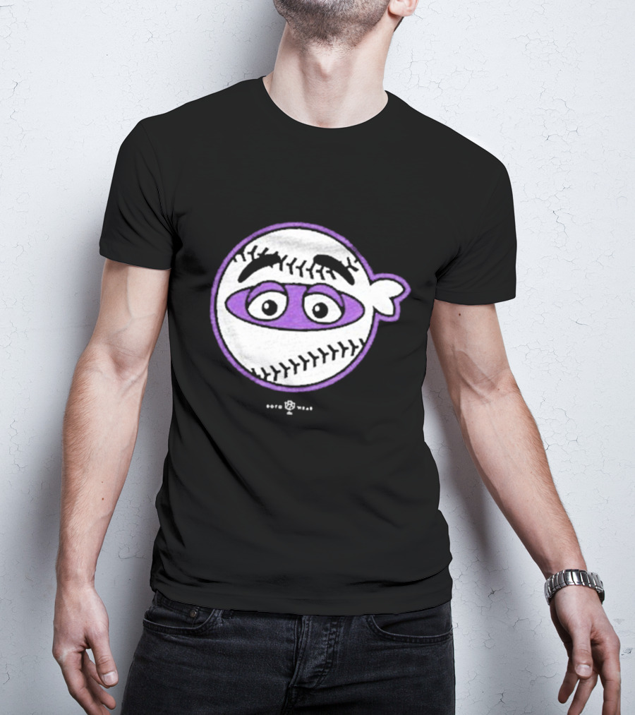Pitching Ninja Baseball Emoji By Soto Wear T-Shirt