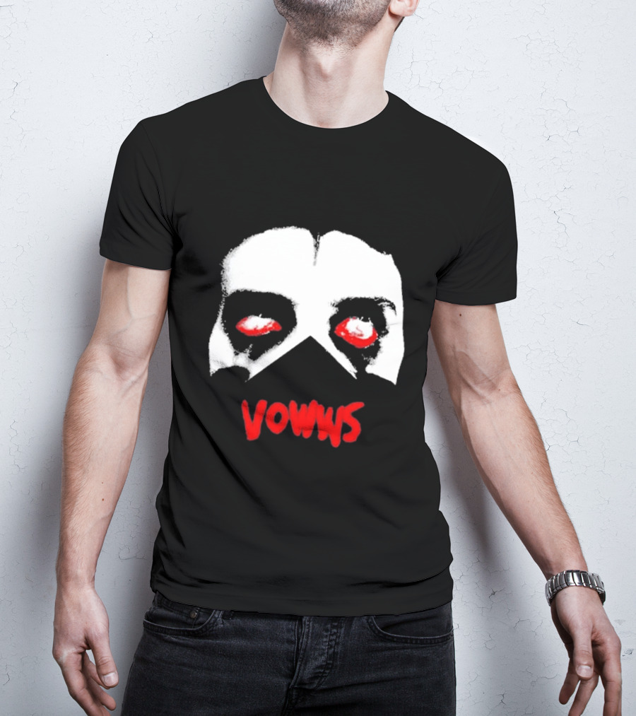 Vowws Hollow Face Red Eyes T-Shirt