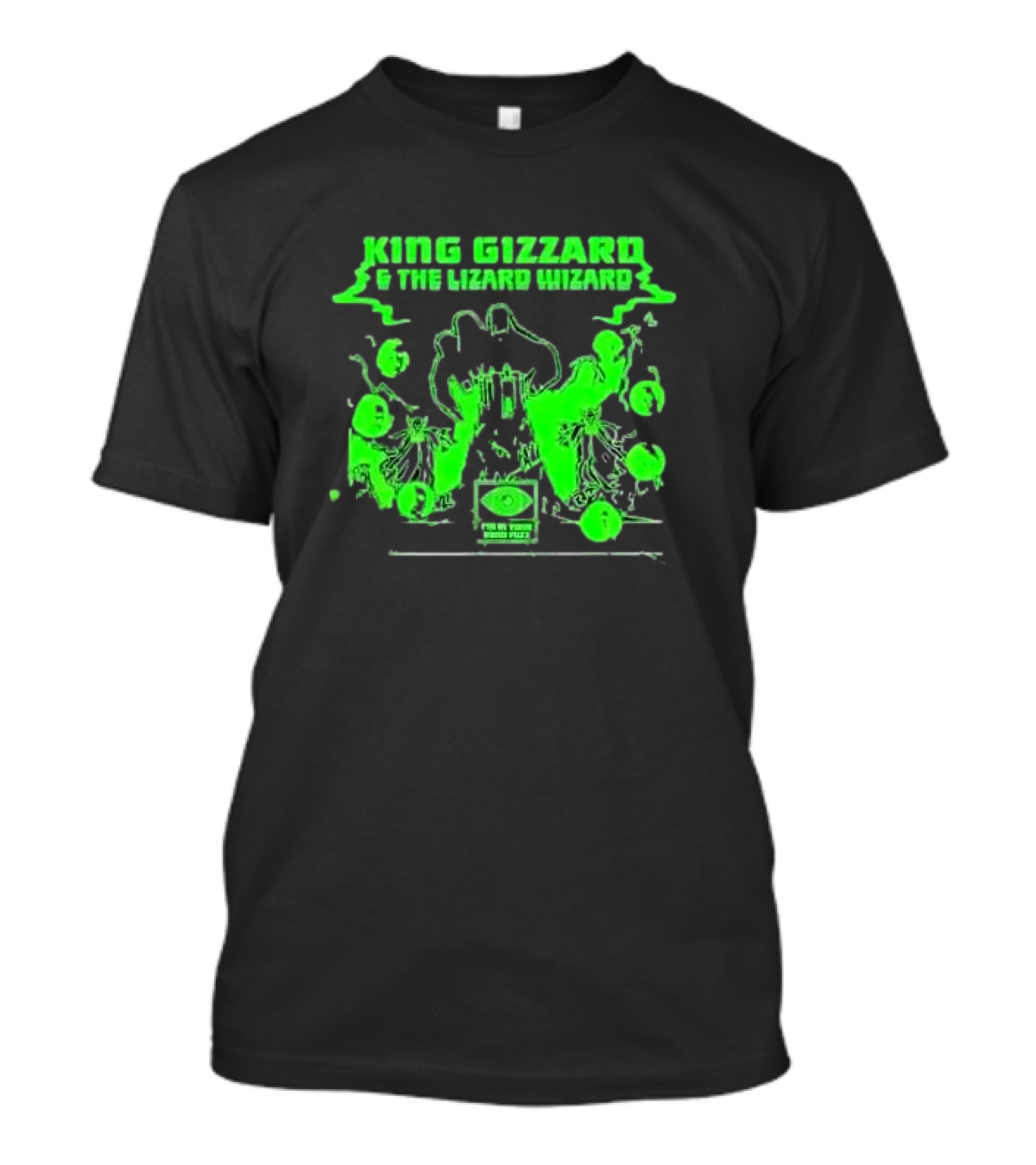 King Gizzard And The Lizard Wizard I'm In Your Mind Fuzz Green Psychedelic T-Shirt