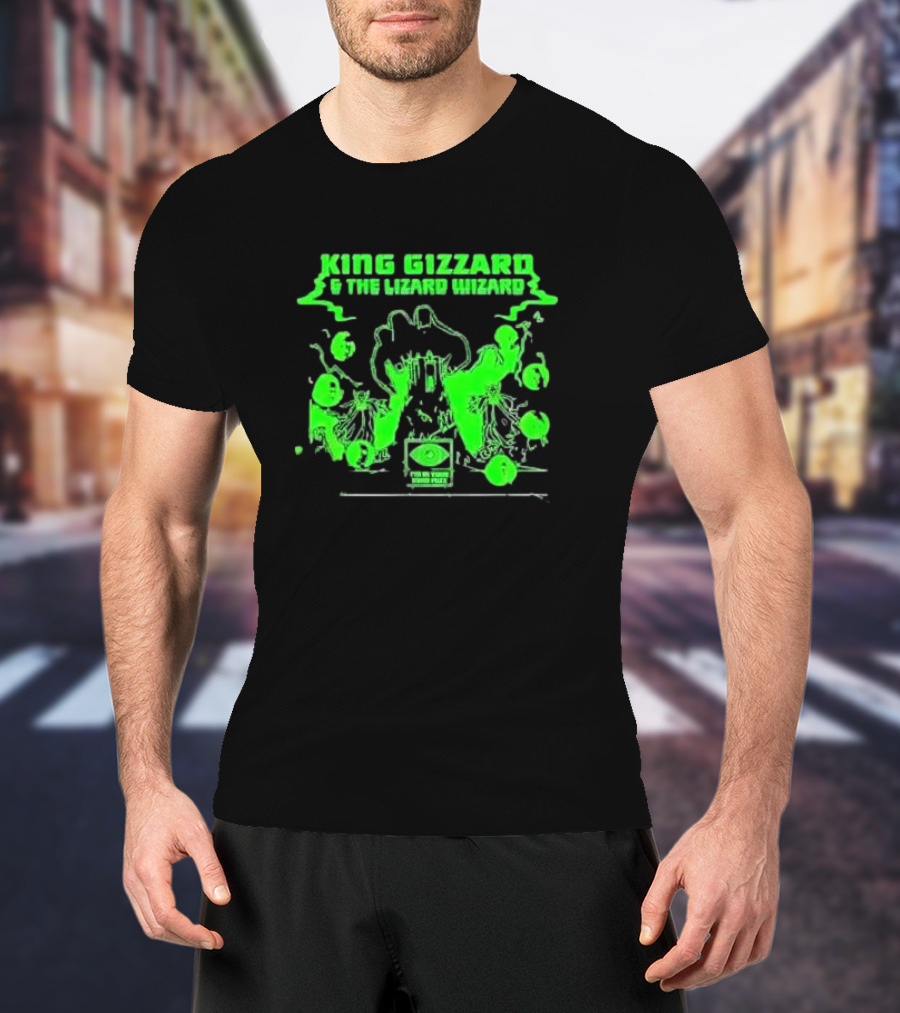 King Gizzard And The Lizard Wizard I'm In Your Mind Fuzz Green Psychedelic T-Shirt