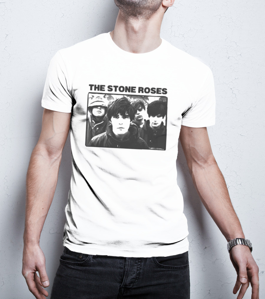 THE STONE ROSES Band Photo Members Iconic T-Shirt