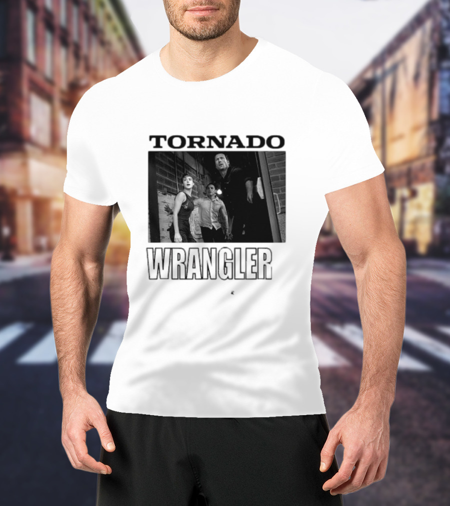 Tornado Wrangler Twisters Tyler Kate And Javi T-Shirt