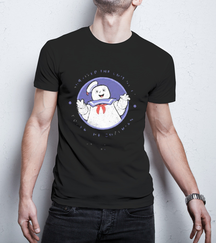 I Survived The Coming Of Gozer The Gozerian Ghostbusters Stay Puft Marshmallow Man T-Shirt