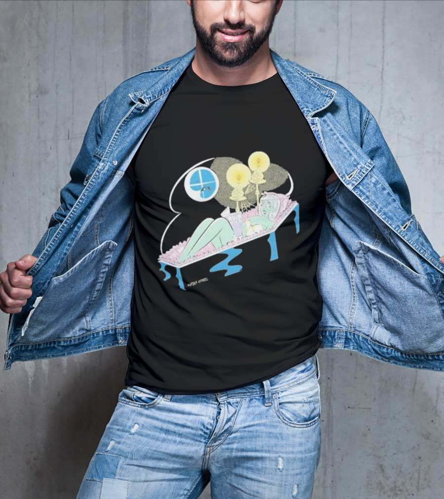 Real Monsters Lying In The Grave Creepy Artwork By Stacy Eyles T-Shirt