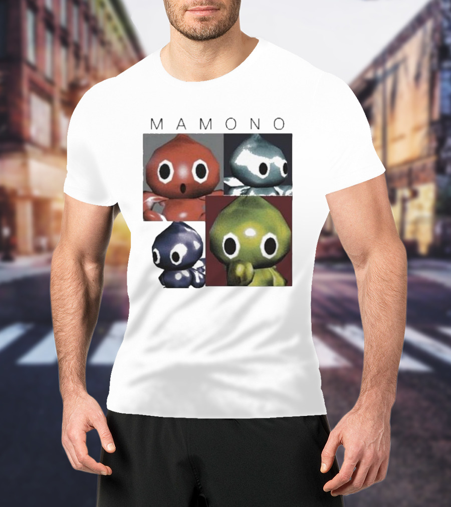 Mamono Ss24 Cute Colorful Creatures Quartet Chowlf T-Shirt