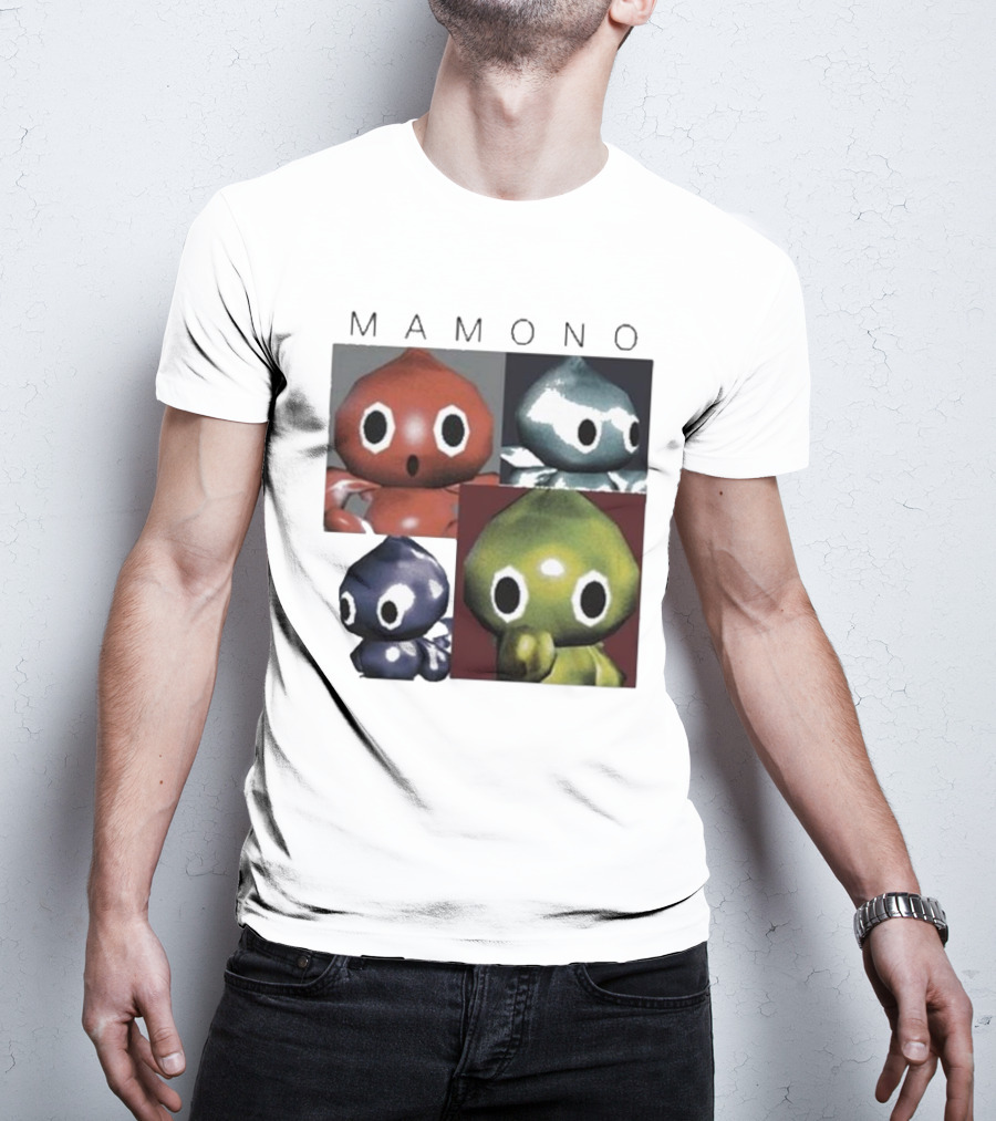 Mamono Ss24 Cute Colorful Creatures Quartet Chowlf T-Shirt