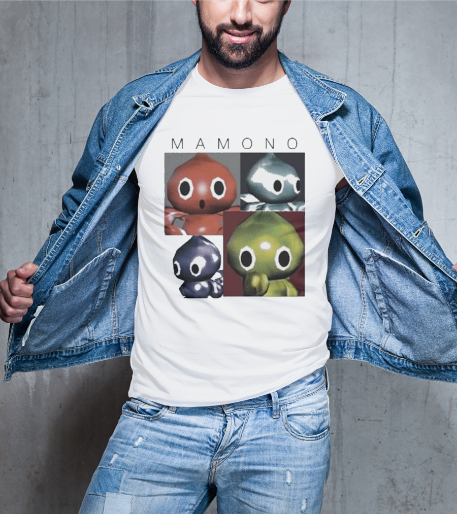 Mamono Ss24 Cute Colorful Creatures Quartet Chowlf T-Shirt
