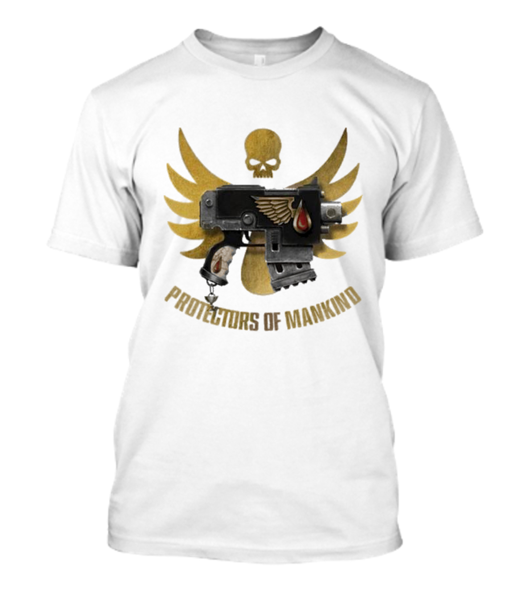 Protectors Of Mankind Blood Angels Warhammer Iconic Emblem T-Shirt