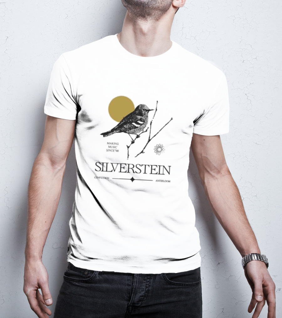 Silverstein Making Music Since '00 Confession Antibloom Bird And Sun T-Shirt
