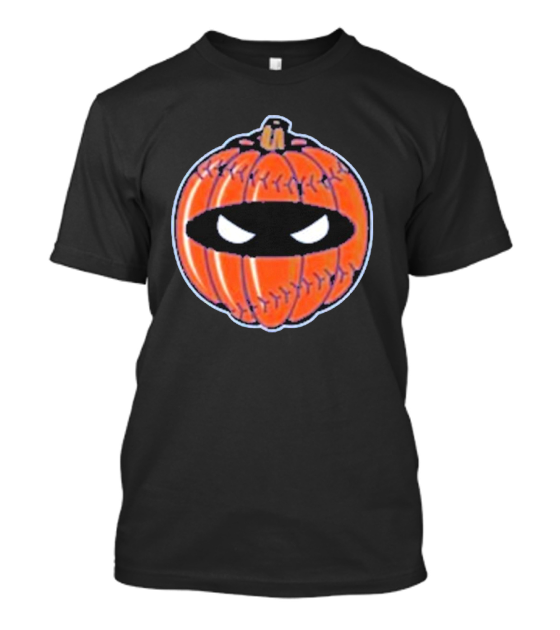New York Mets Pitching Ninja Baseball Pumpkin Playoffs T-Shirt