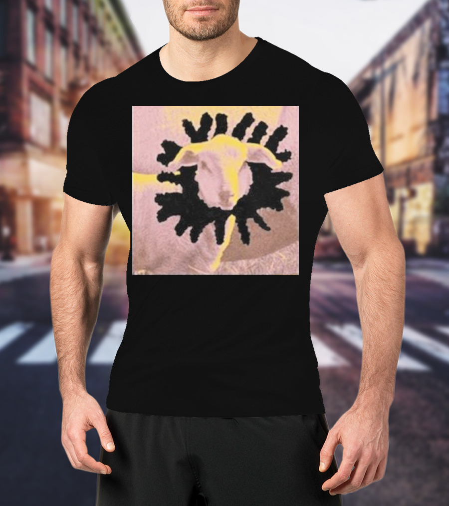 Run For Cover Records Anxious Counting Sheep Surreal Sheep T-Shirt