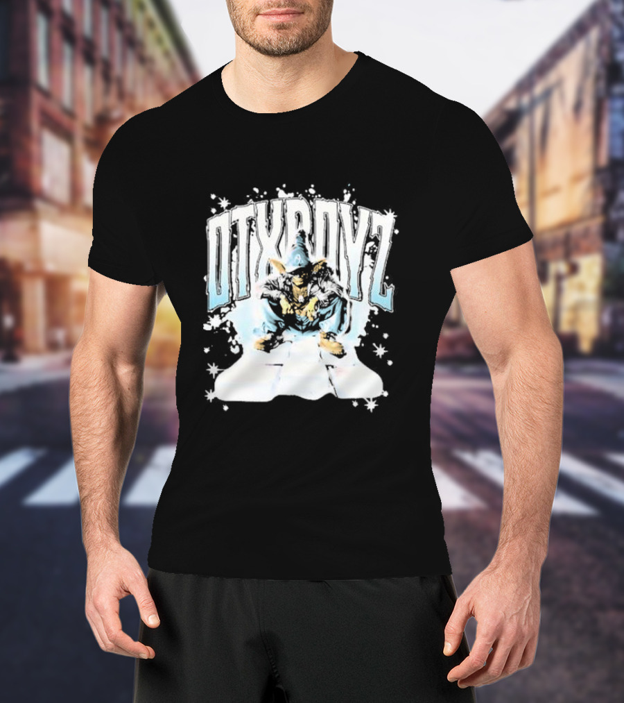 Geezy World Gremlin Black OTXBOYZ T-Shirt