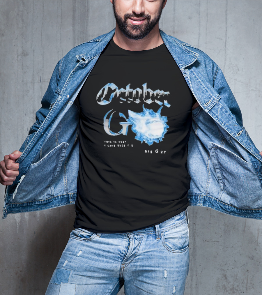 October G Big G27 Jomboy Media Baseball T-Shirt