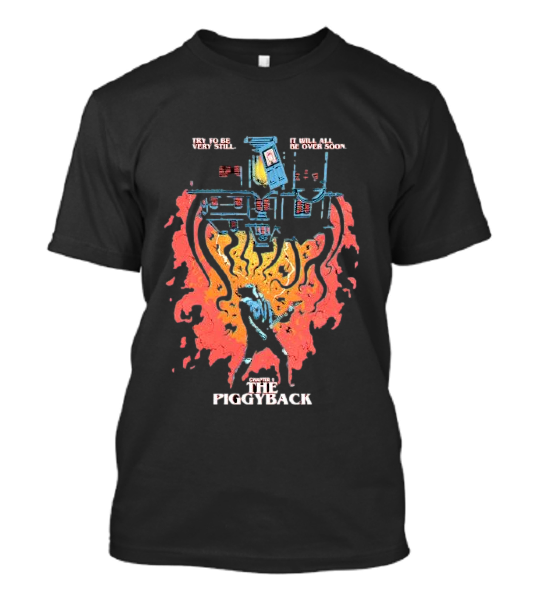 Stranger Things Butcher Billy Try To Be Very Still The Piggyback T-Shirt