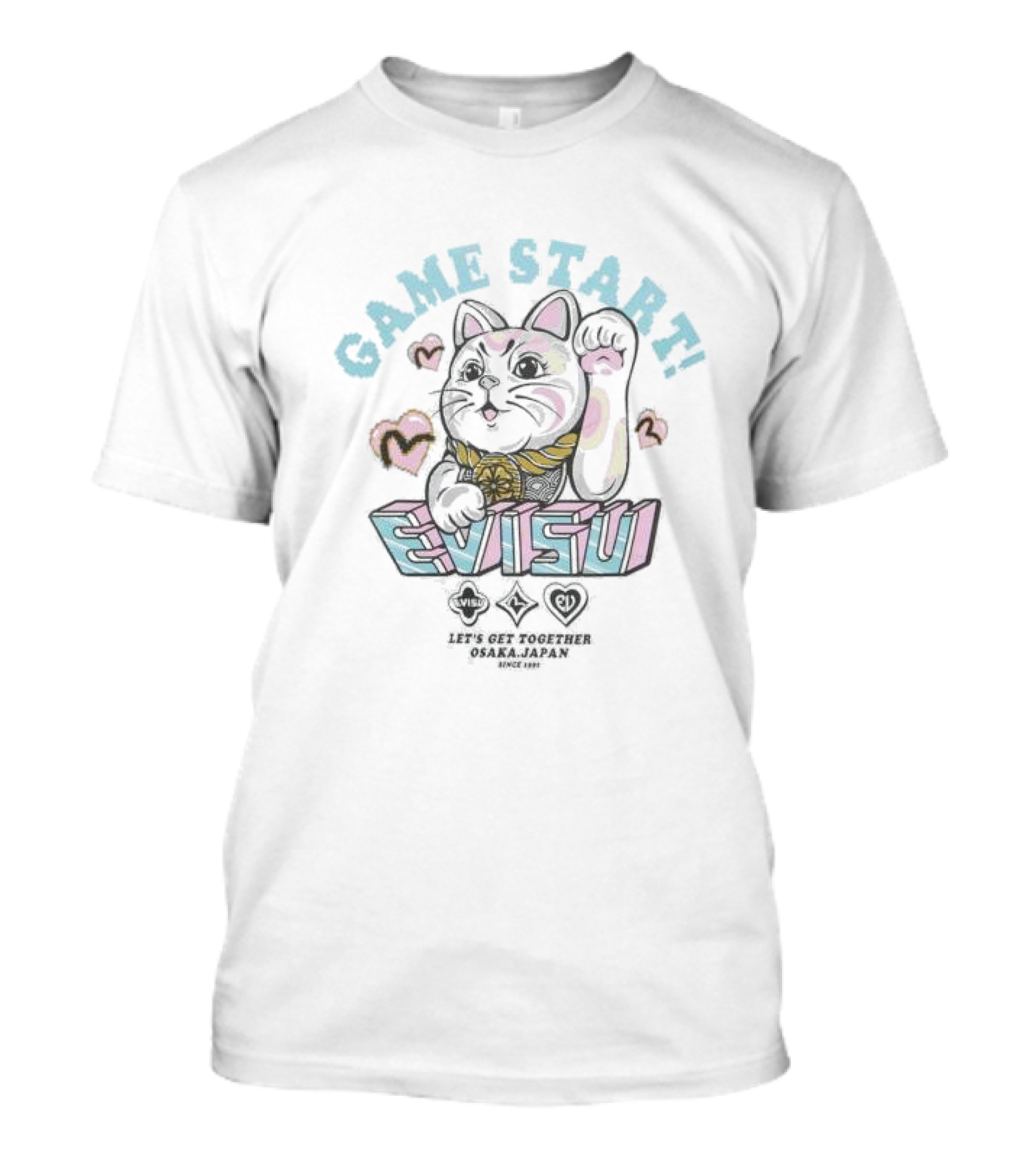 Game Start Evisu Let’s Get Together Osaka Japan Since 1993 T-Shirt