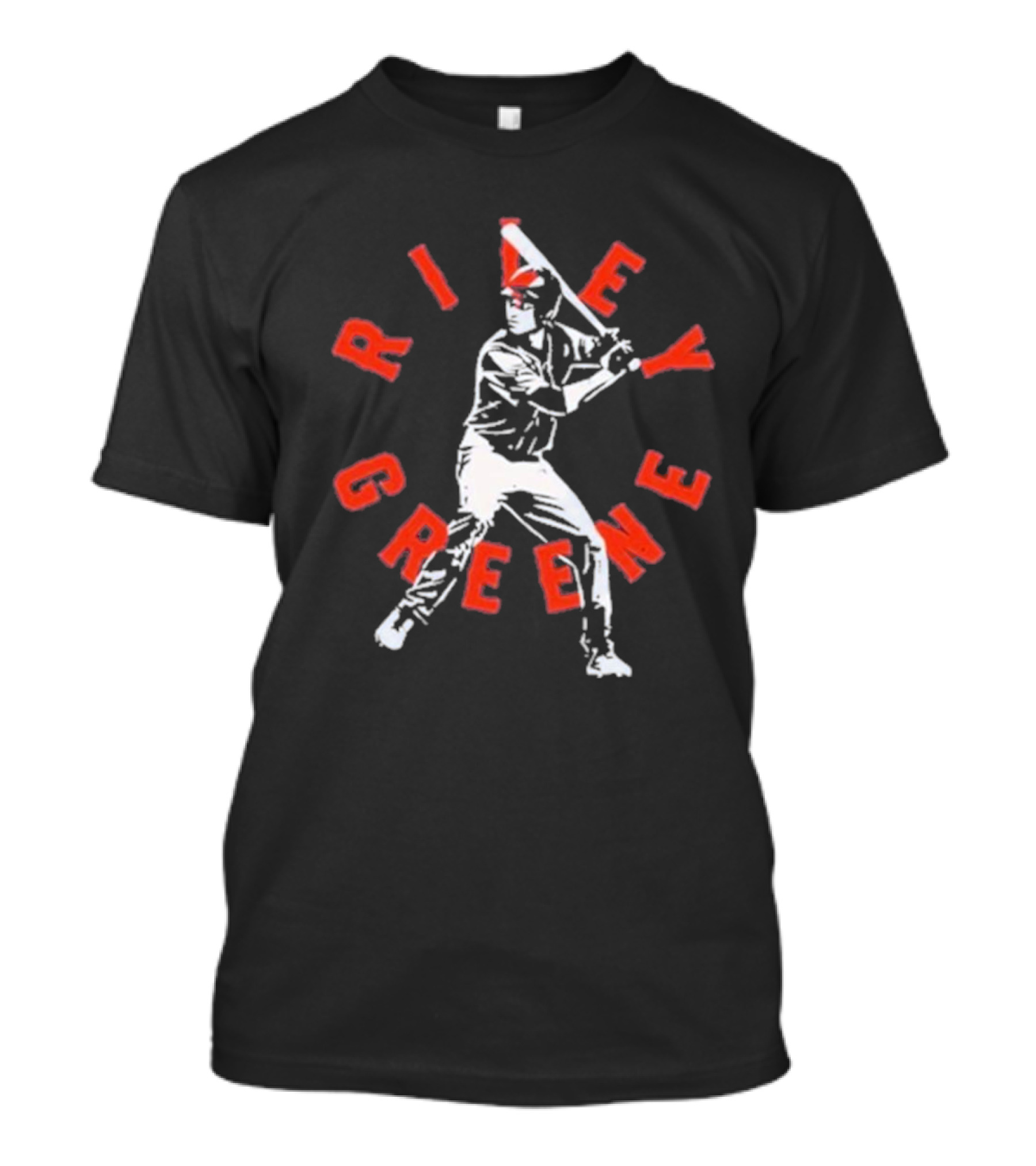 Detroit Tigers Riley Greene Baseball Team Swing Pose T-Shirt