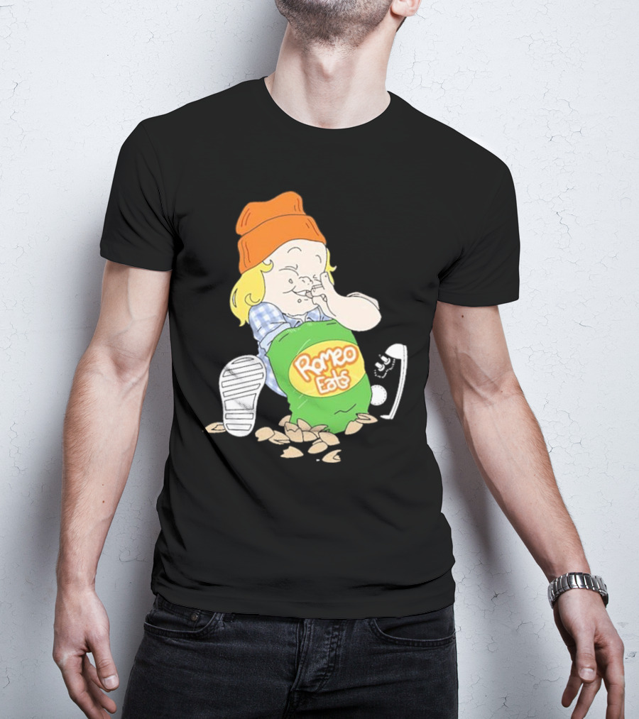Romeo Eats Almonds Bag Toddler Sneaker Orange Hat T-Shirt