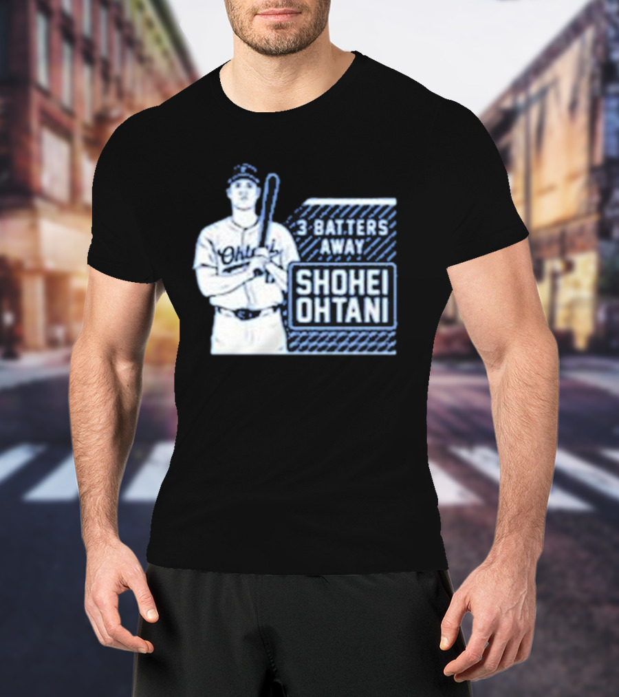Shohei Ohtani 3 Batters Away Tracker T-Shirt