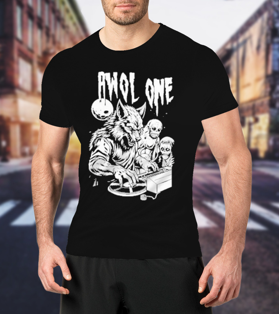 AWOL One Werewolf DJ With Creatures T-Shirt