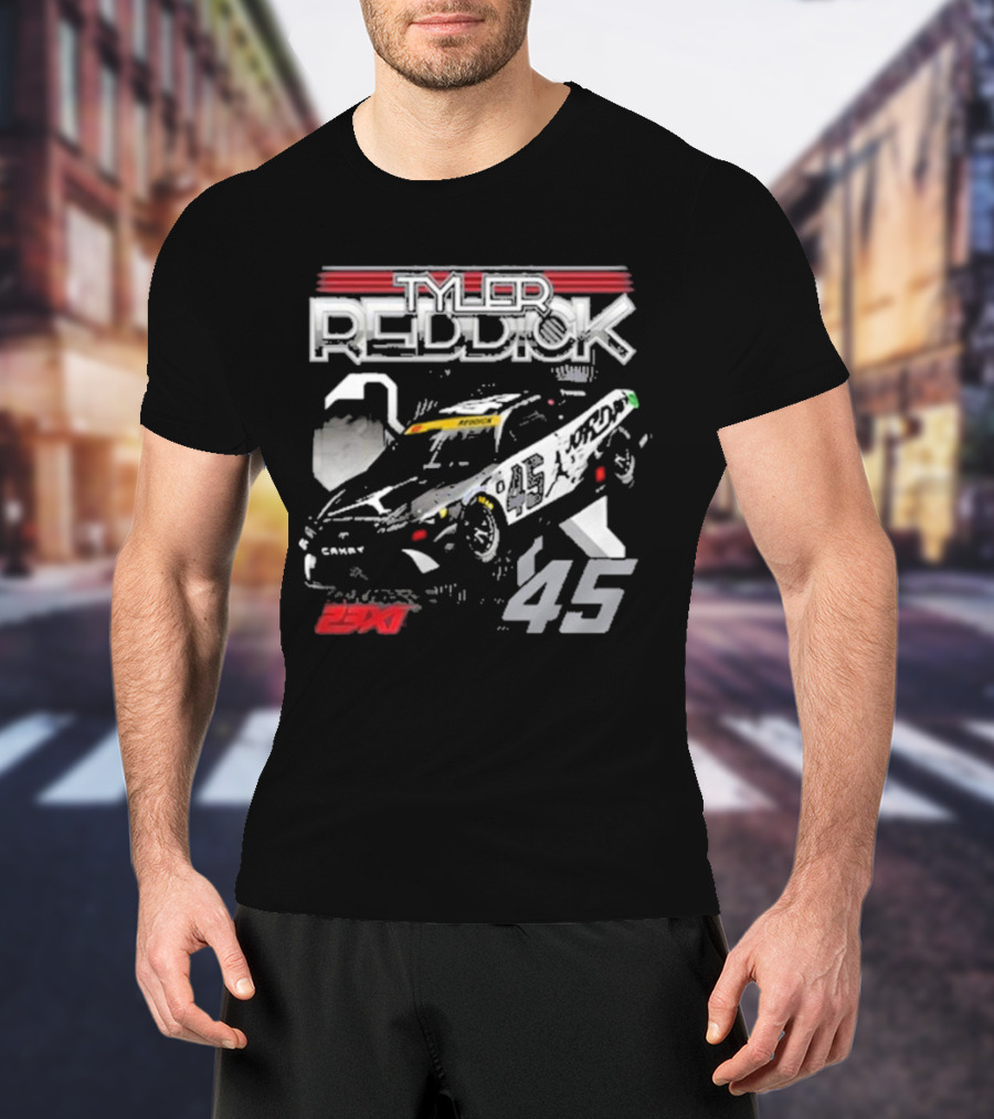 Tyler Reddick 23XI Racing 45 Car Jumpman Jordan Motorsports T-Shirt