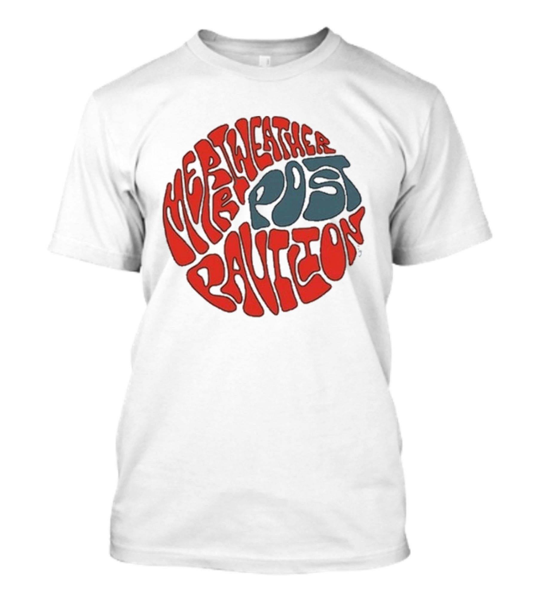 Merriweather Post Pavilion Psychedelic Retro Text T-Shirt