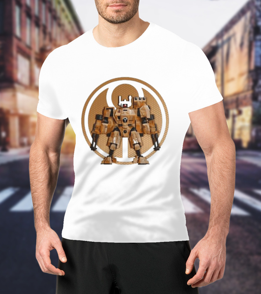 T’au Empire Crisis Battlesuit For The Greater Good Iconic Mecha T-Shirt