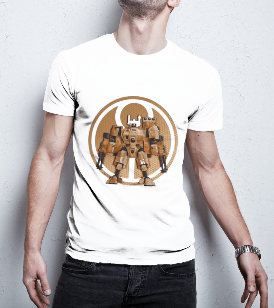 T’au Empire Crisis Battlesuit For The Greater Good Iconic Mecha T-Shirt