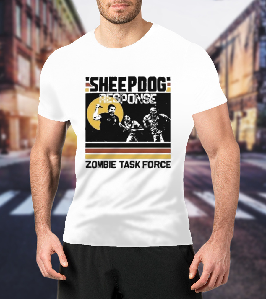 Tim Kennedy Sheepdog Response Zombie Task Force Team Badge T-Shirt