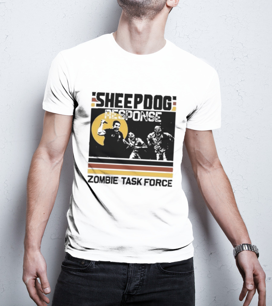 Tim Kennedy Sheepdog Response Zombie Task Force Team Badge T-Shirt