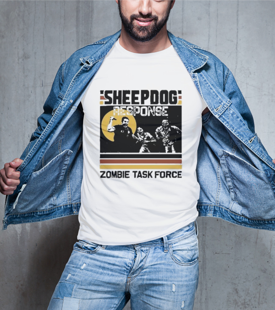 Tim Kennedy Sheepdog Response Zombie Task Force Team Badge T-Shirt