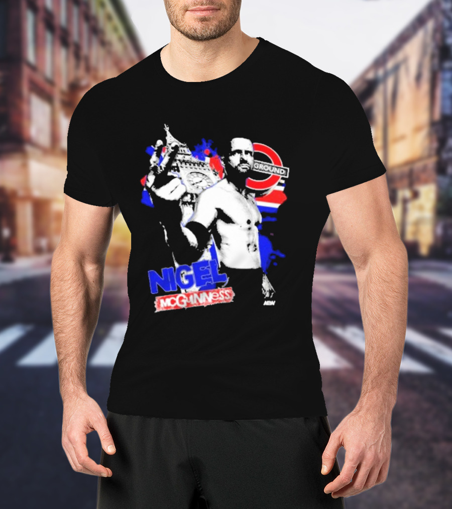 Nigel McGuinness AEW From The Underground London T-Shirt