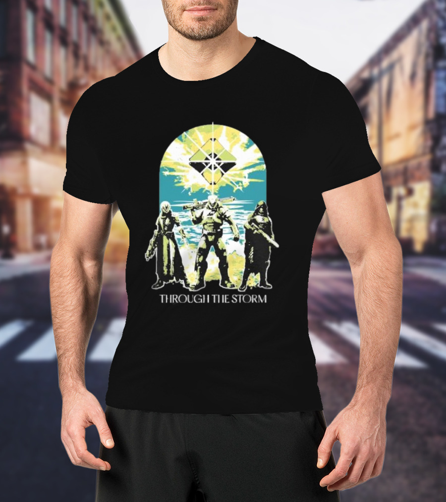 Through The Storm Destiny Guardians Trio Iconic T-Shirt