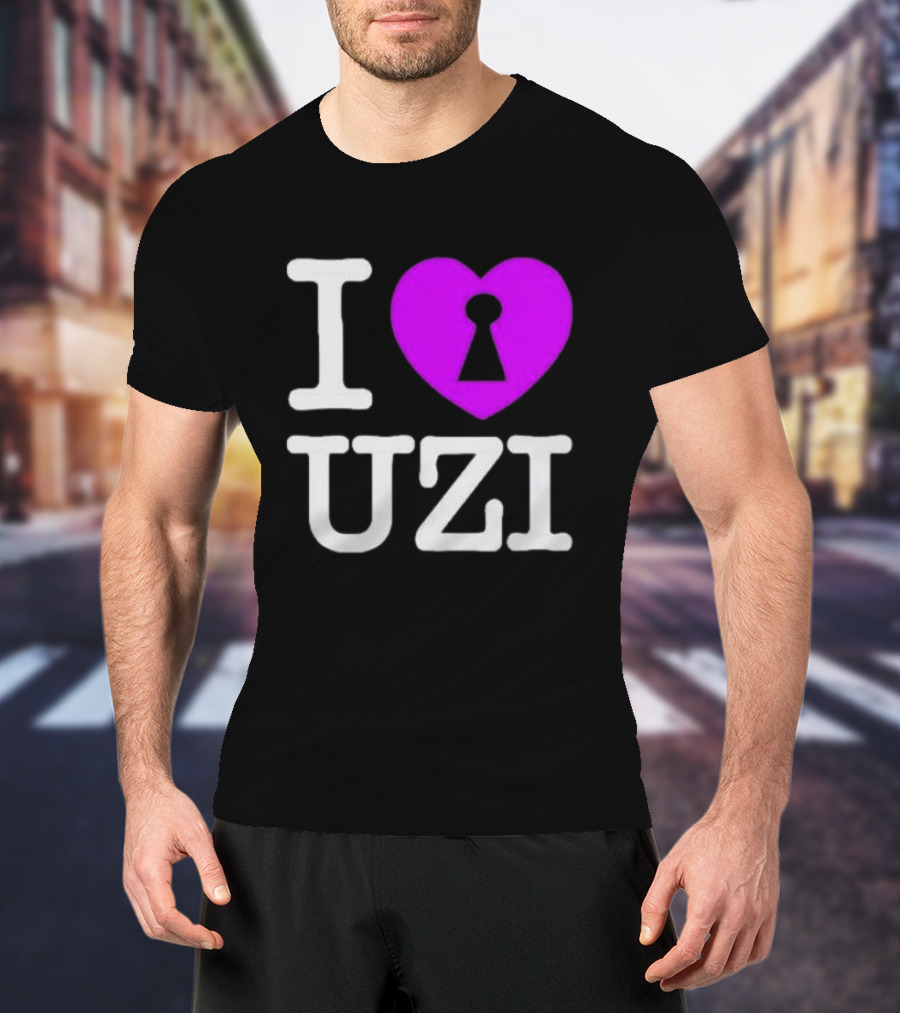 Eternal Atake 2 I Lock Heart Uzi I Love Uzi T-Shirt