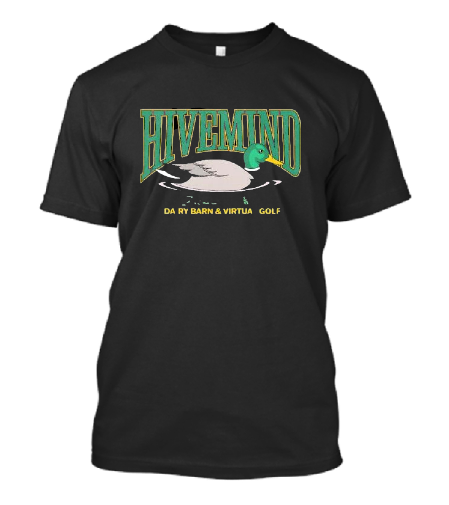 Hivemind Duck Dairy Barn And Virtual Golf T-Shirt