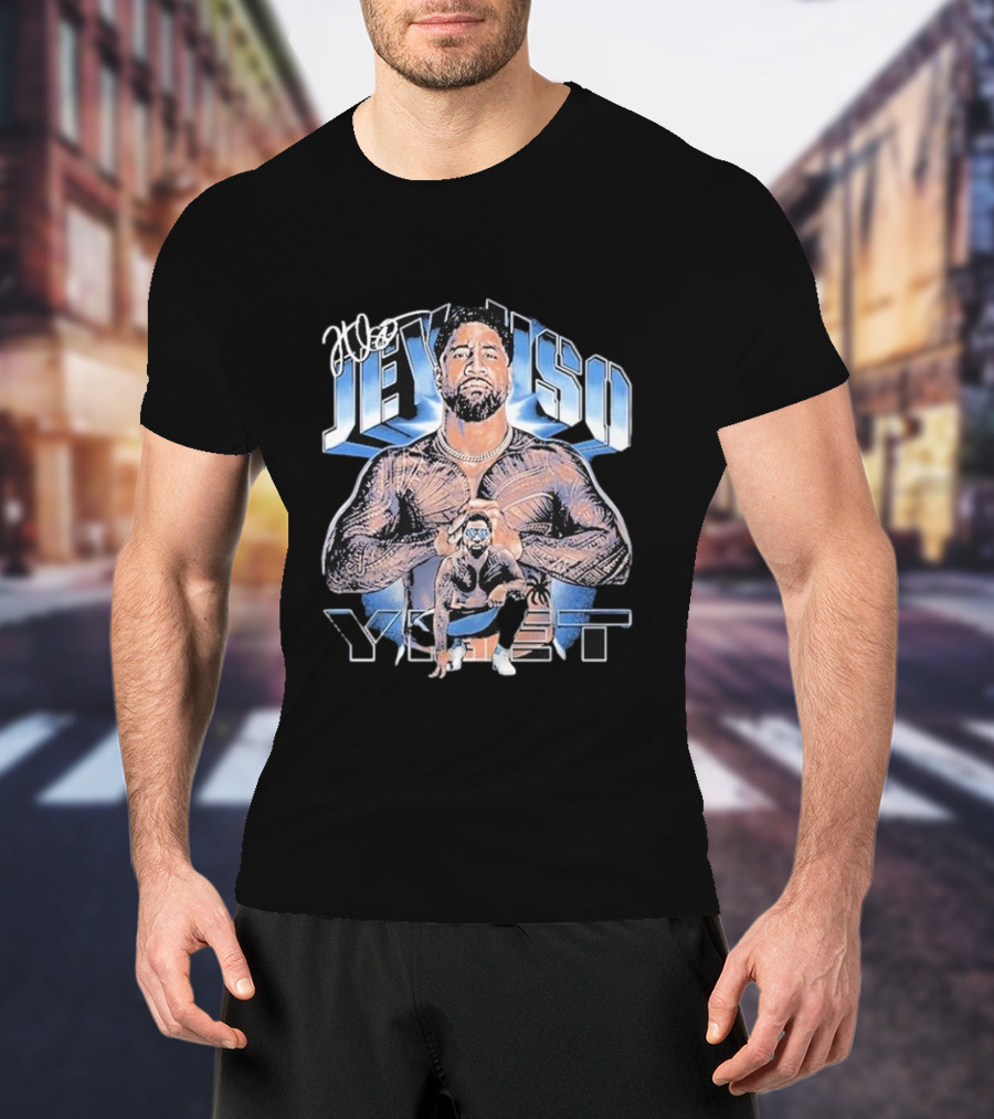 Jey Uso Vintage Superstar Yezzy 500 Level T-Shirt