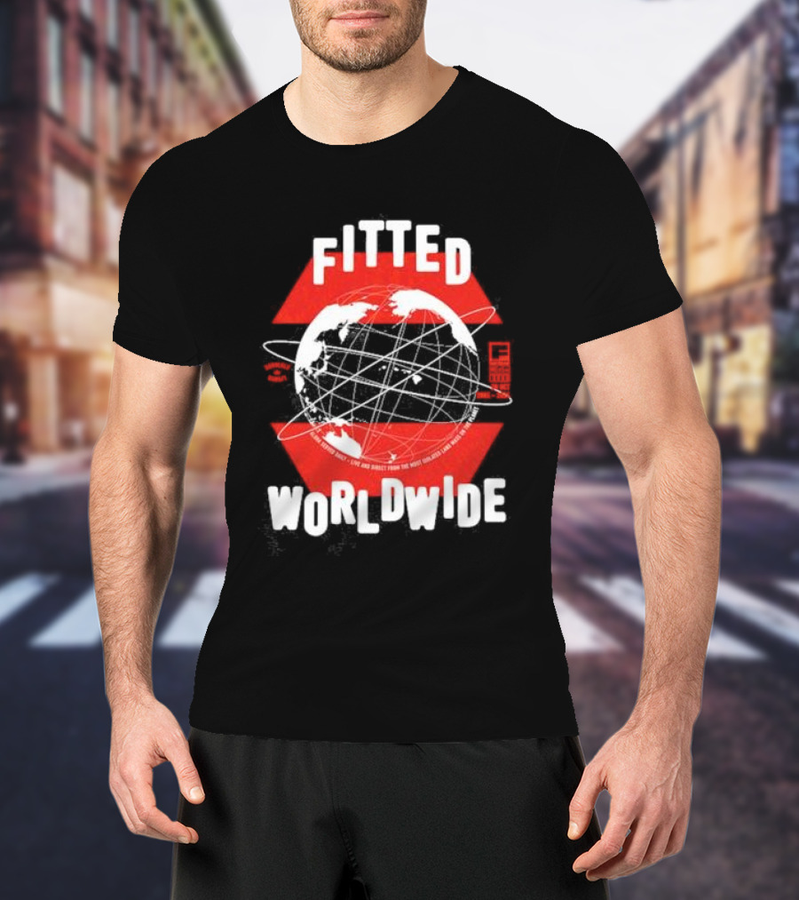 Live And Direct Fitted Worldwide Global Network T-Shirt