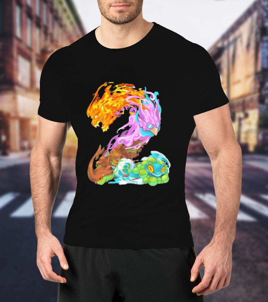 Rivals Of Aether 2 Elemental Creatures Number T-Shirt