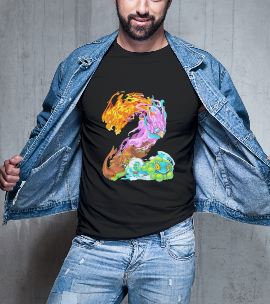 Rivals Of Aether 2 Elemental Creatures Number T-Shirt