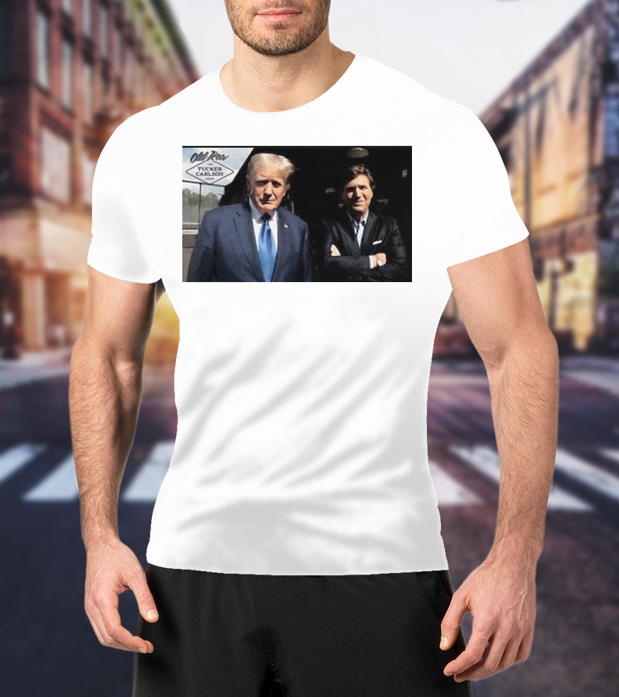 Old Row Tucker Carlson Network Interview T-Shirt