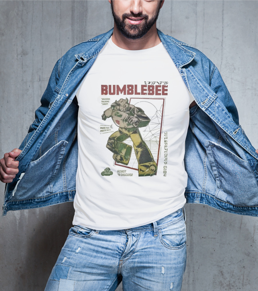 Bumblebee Walking Talking Robot More Than Meets The Eye Robot In Disguise T-Shirt